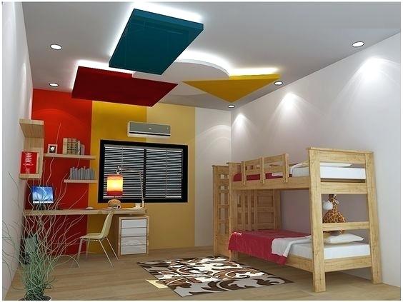 Children Bedroom False Ceiling Woody Uncle Sam